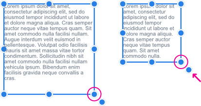 텍스트 프레임 다시 삽입